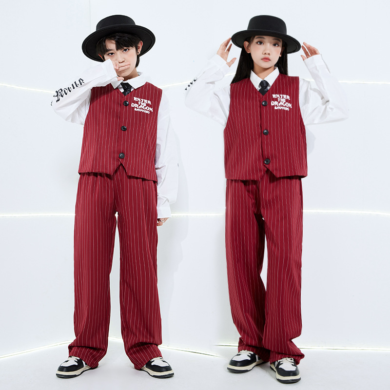 Street Fashion Kpop - Conjunto de Roupas de Dança de