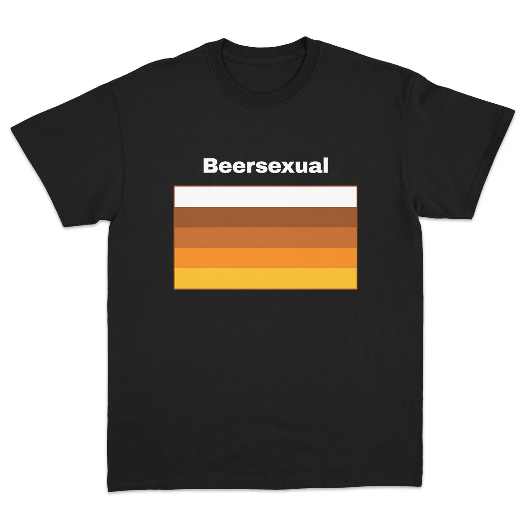 Street Fashion Usa - Camiseta Beersexual com Estampa de Bandeira