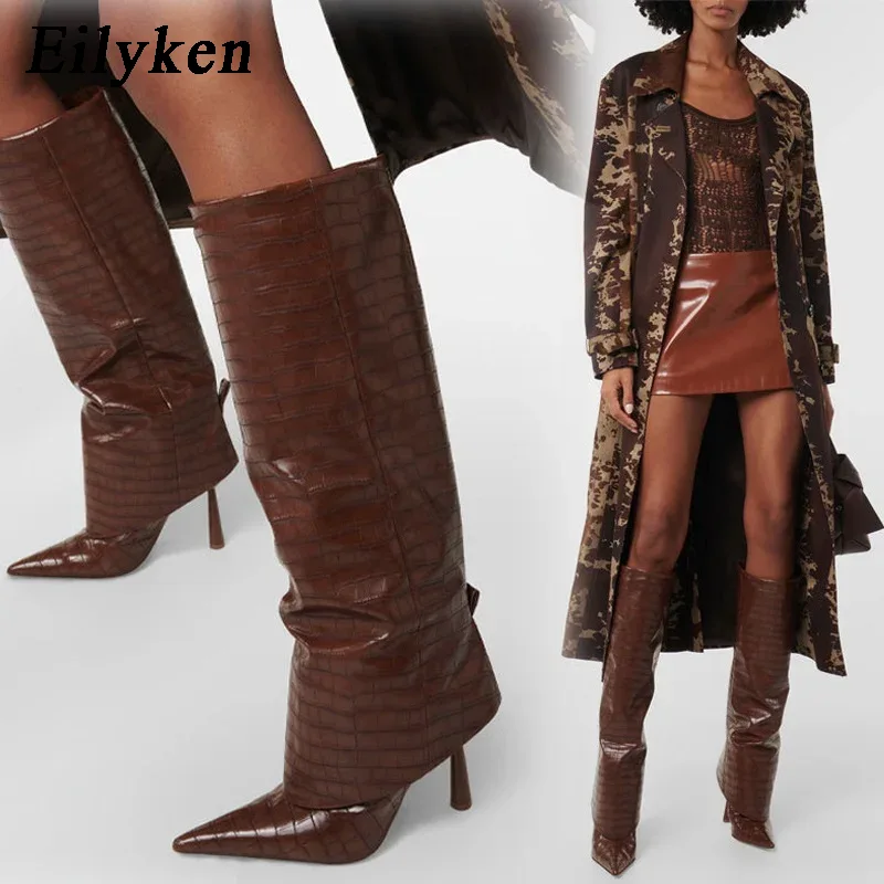 Street Fashion Rome - Eilyken 2027 Botas Femininas de Cano
