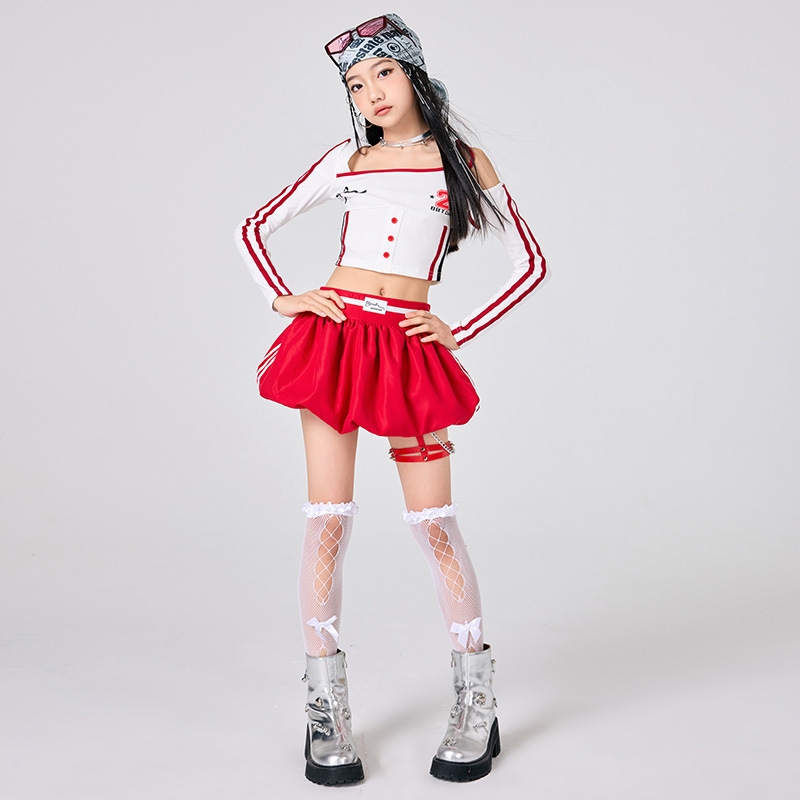 Street Fashion Kpop - Roupas de Hip Hop para Meninas,