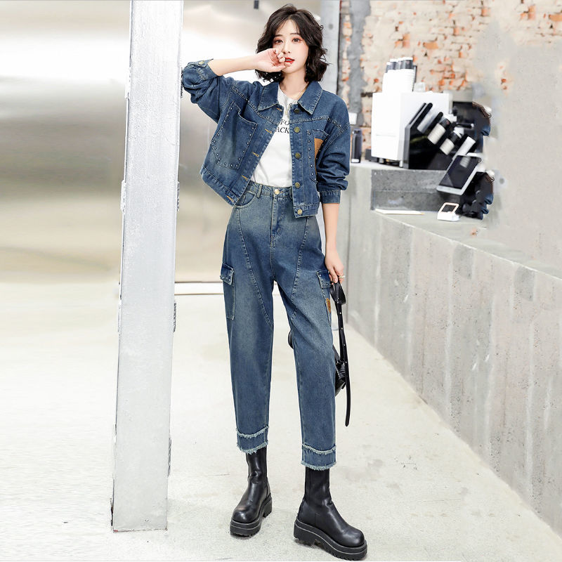 Korean Street Fashion Female - Feminino primavera outono moda frito rua