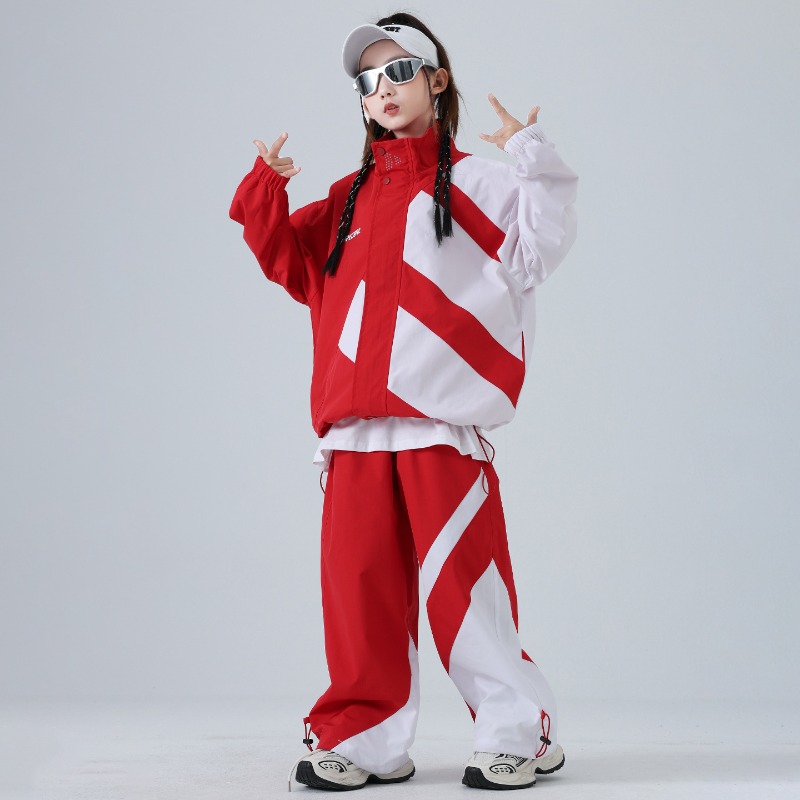 Street Fashion Kpop - Conjunto de Jaqueta e Calças Jogger