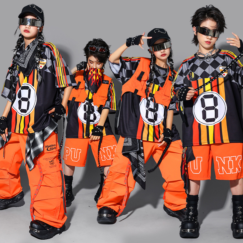 Street Fashion Kpop - Conjunto de Roupas de Hip Hop