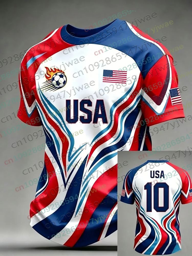 Street Fashion Usa - Camisa de Futebol América 2026 para