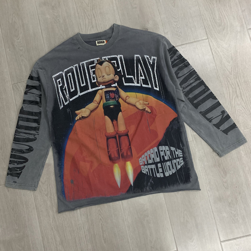 Camiseta Casual Solta de Manga - Street Fashion Tshirt avaliação e preço
