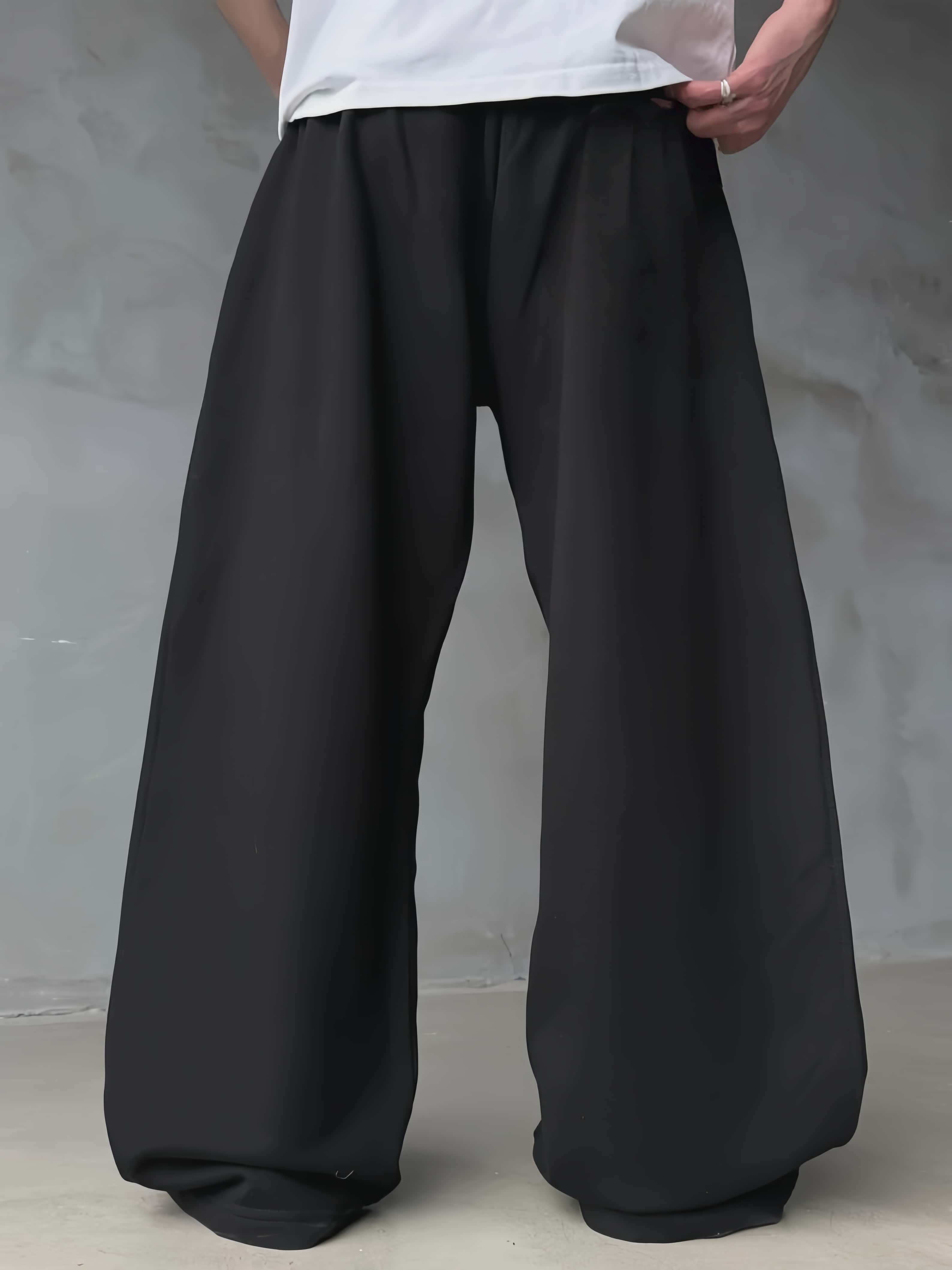 Calças Largas Casuais Estilo S - Street Fashion Asian Men avaliação e preço