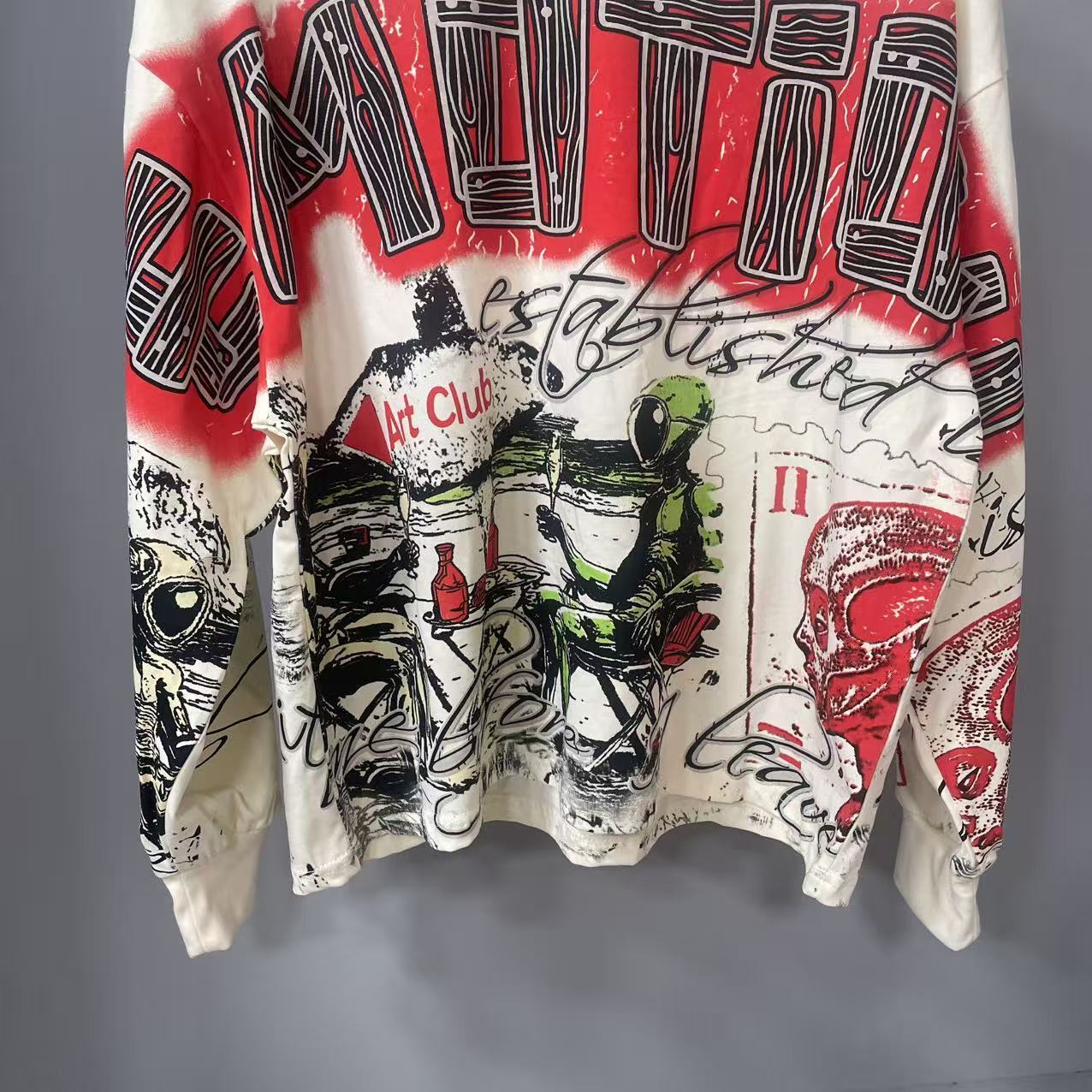 Camiseta de Manga Longa MIXED- - Street Fashion Tshirt avaliação e preço