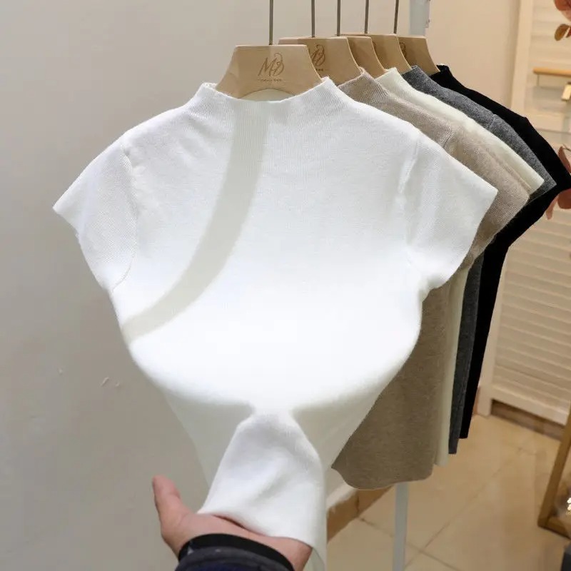 Suéter Feminino de Malha Básic - Korean Street Fashion Female avaliação e preço