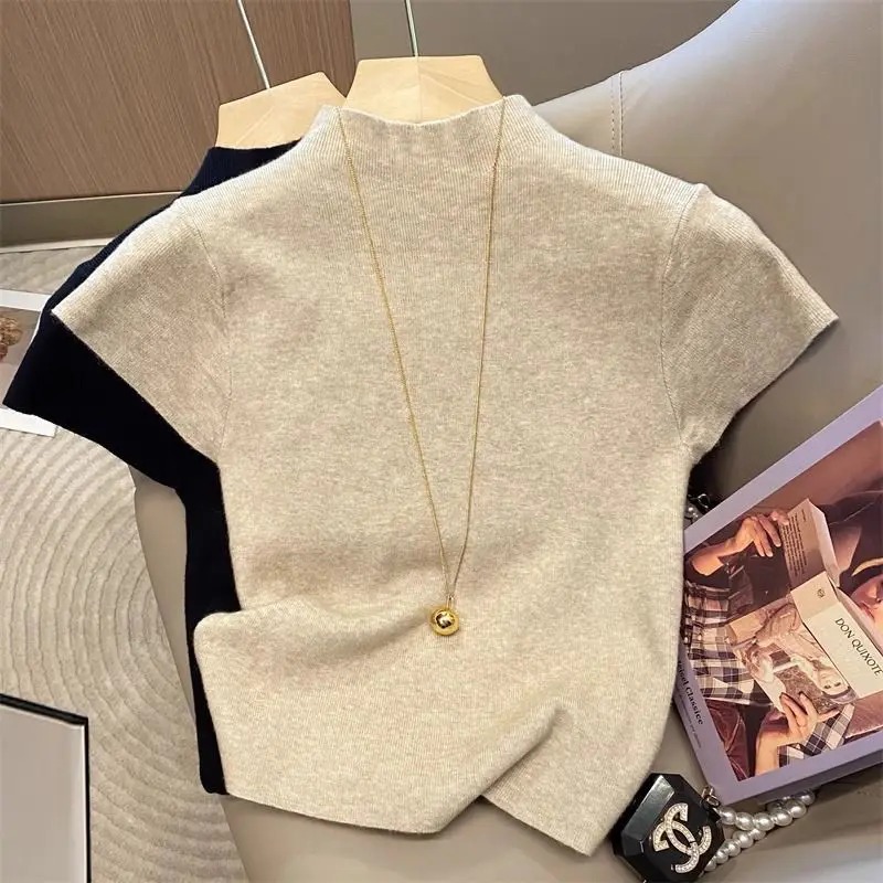 Suéter Feminino de Malha Básic - Korean Street Fashion Female avaliação e preço