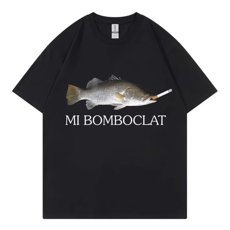 Camiseta com estampa de peixe  - Street Fashion Asian Men avaliação e preço