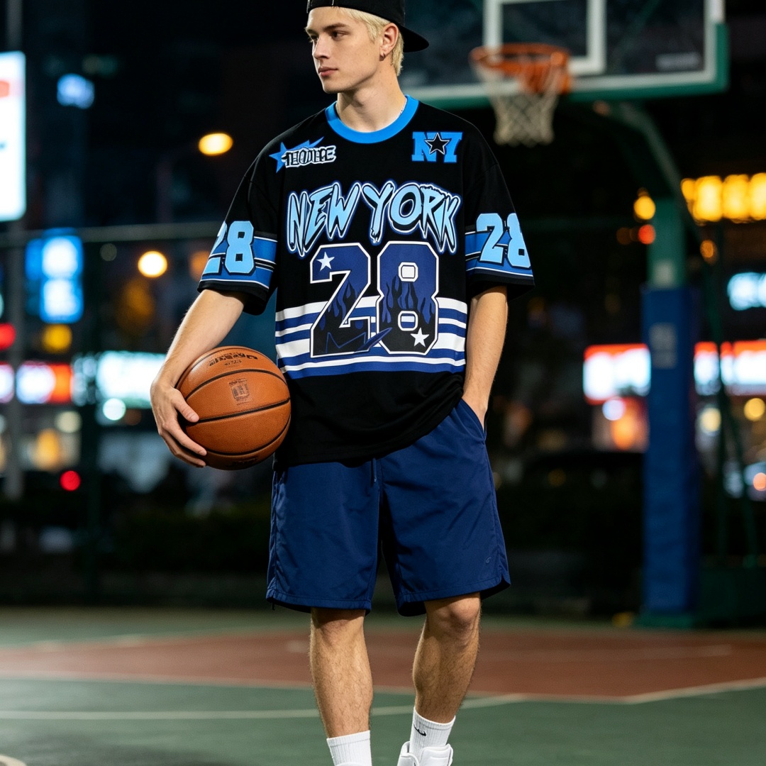 Camiseta masculina de verão co - Street Style New York Fashion avaliação e preço
