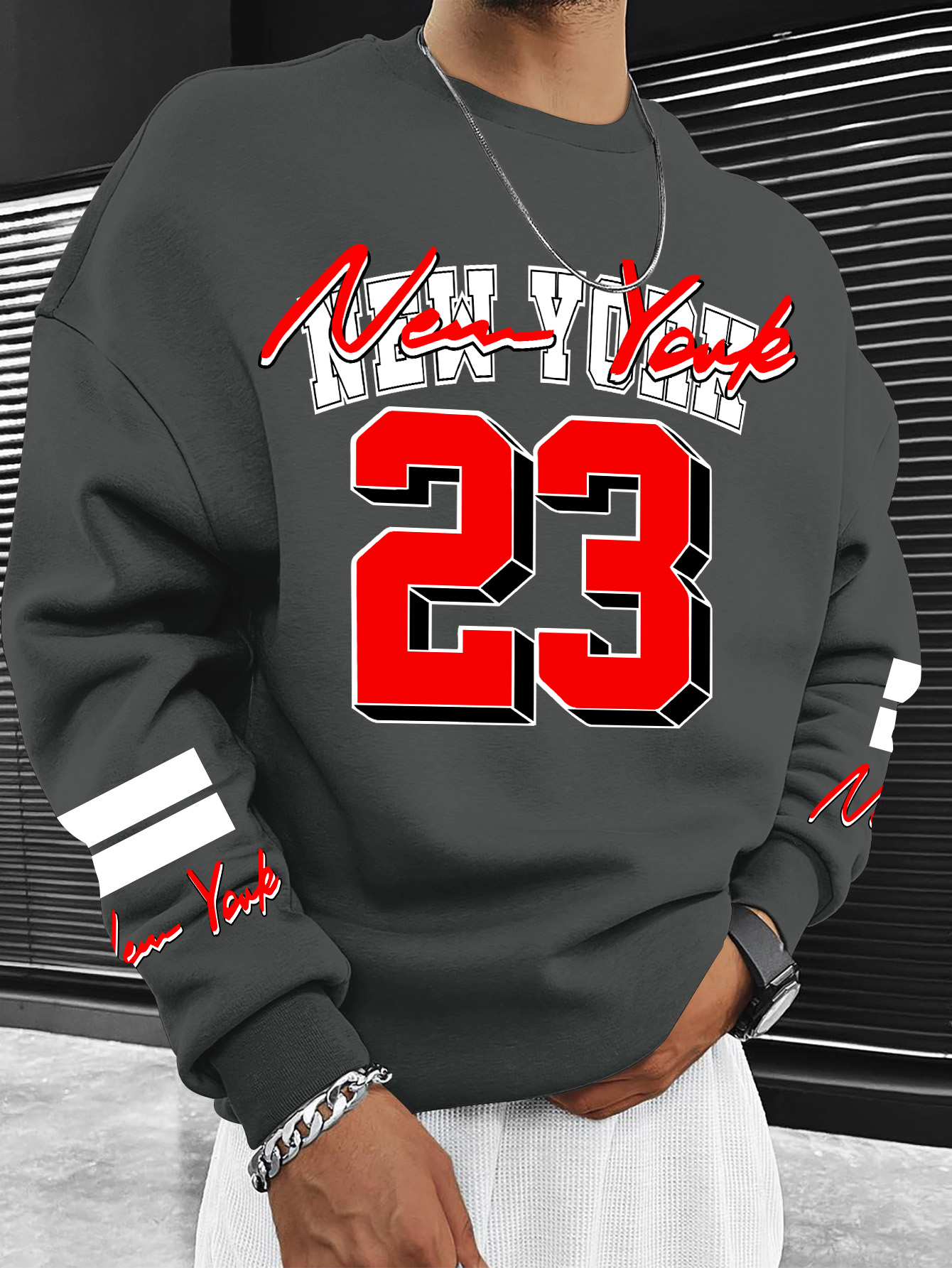 Camisola de moda para homem e  - Street Style New York Fashion avaliação e preço